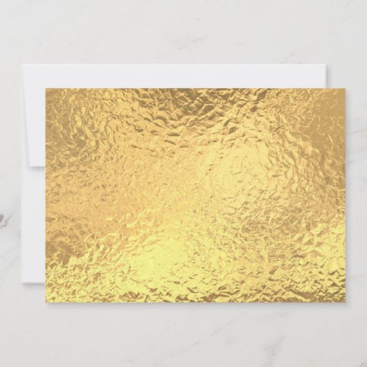 Golden Party qr Code Ticket Einladung (Rückseite)