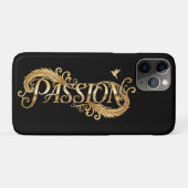 Golden Passion – Luxury Typography Inspirational D Case-Mate iPhone Hülle (Rückseite (Horizontal))