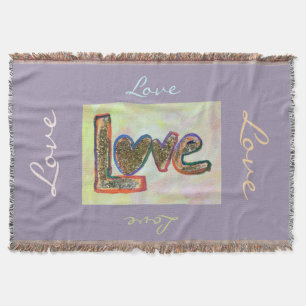 Golden Pastels Liebe Kunst, Dichtung und Musik Decke