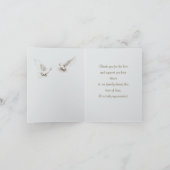 Golden Path Beileid Vielen Dank, dass Sie die Noti (Innenseite)