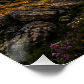Golden Path Durch die Berge Poster (Ecke)