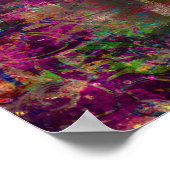 Golden Pathway Fantasy Forest Painting Poster (Ecke)