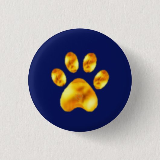Golden Paw auf Blue Button (Vorderseite)