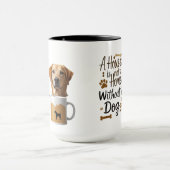 Golden Paw Combo - Hunde Zuhause Tasse Set (Zentrum)