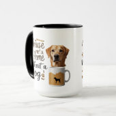 Golden Paw Combo - Hunde Zuhause Tasse Set (Vorderseite Links)