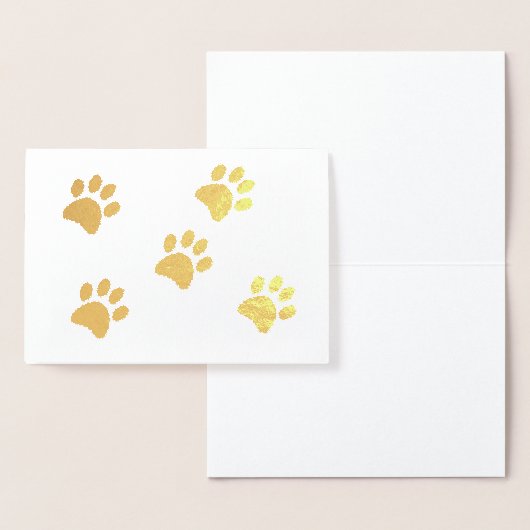 Golden Paws Folienkarte (Anzeige)