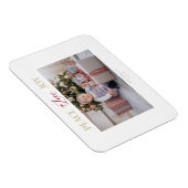 Golden Peace Liebe Freude Minimalistisch Einfache Magnet (Rechte Seite)