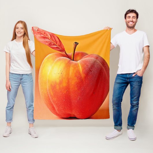 Golden Peach Perfektes Design Fleecedecke (Beispiel)