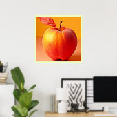 Golden Peach Perfektion Design Poster (Heimbüro)