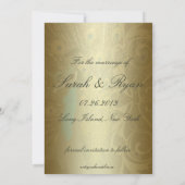 Golden Peacock Ankündigung Datum freihalten (Rückseite)