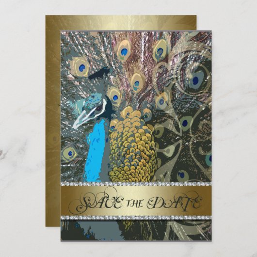 Golden Peacock Ankündigung Datum freihalten (Vorne/Hinten)