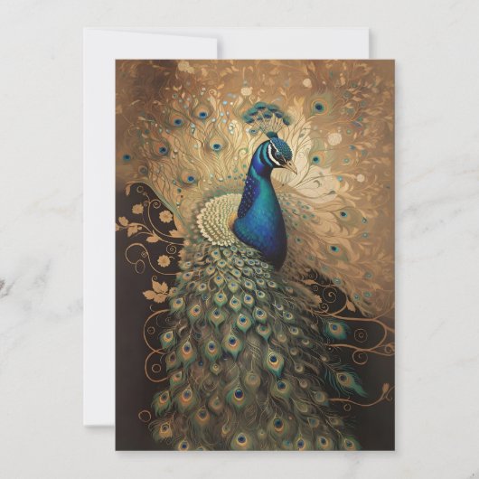 Golden Peacock Bird (Vorderseite)
