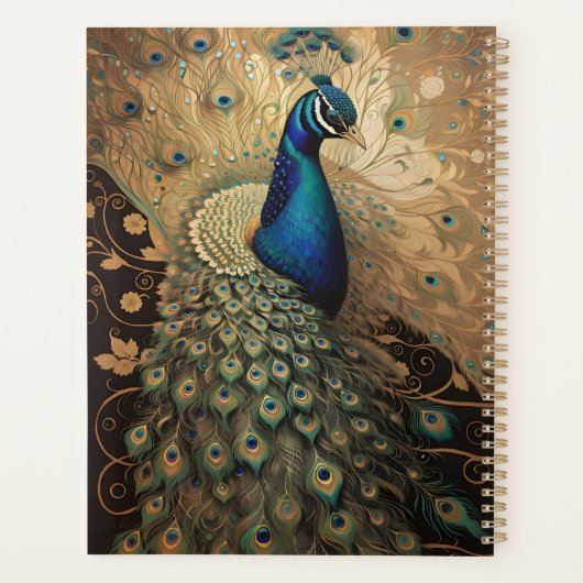 Golden Peacock Bird Planer (Rückseite)