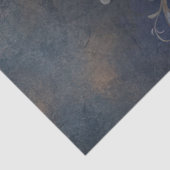 Golden Peacock Facing Links Entkopplung Seidenpapier (Ausschnitt)