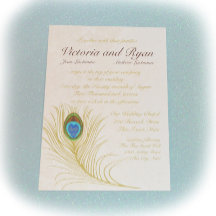 Golden Peacock Feathers