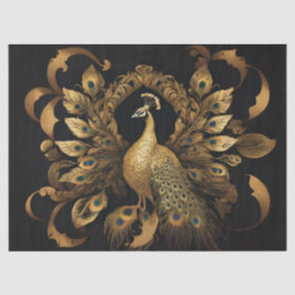 Golden Peacock Seidenpapier