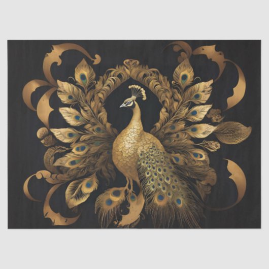 Golden Peacock Seidenpapier (Vorderseite)