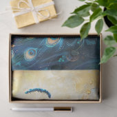 Golden Peacock Seidenpapier (Geschenk)