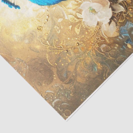 Golden Peacock Seidenpapier (Ausschnitt)