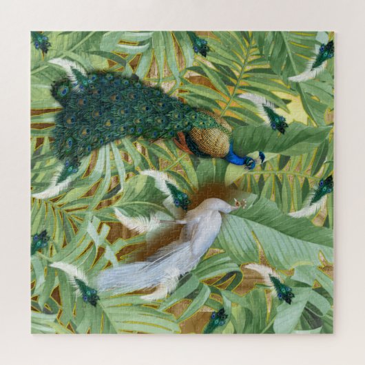 Golden Peacock Tempel Puzzle (Horizontal)
