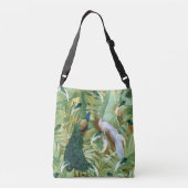 Golden Peacock Tempel Tragetaschen Mit Langen Trägern (Rückseite)