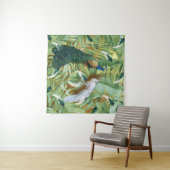 Golden Peacock Tempel Wandteppich (Beispiel (Horizontal))