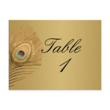 Golden Peacock Tischnummer