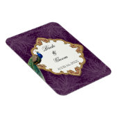 Golden Peacock & Wirbel - Hochzeit retten das Datu Magnet (Rechte Seite)