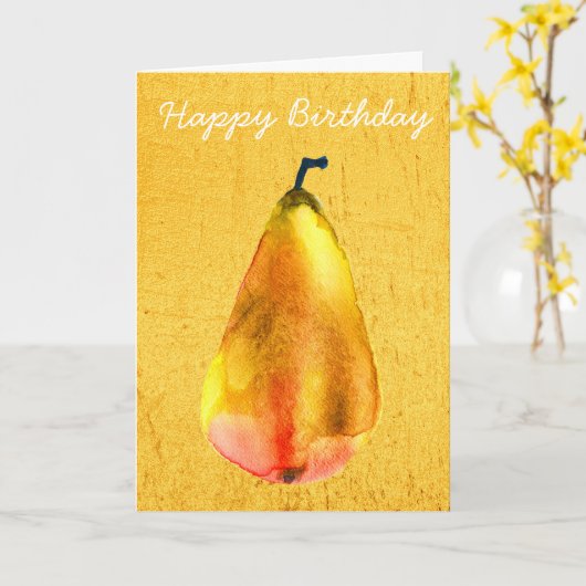 Golden Peak Art Karte (Gelbe Blume)