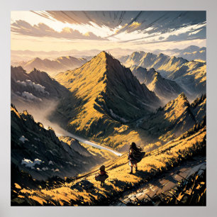 Golden Peaks: Eine Reise durch zwei Soule Poster