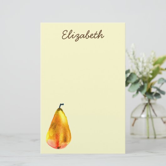 Golden Pear Briefpapier (Stehend Vorderseite)