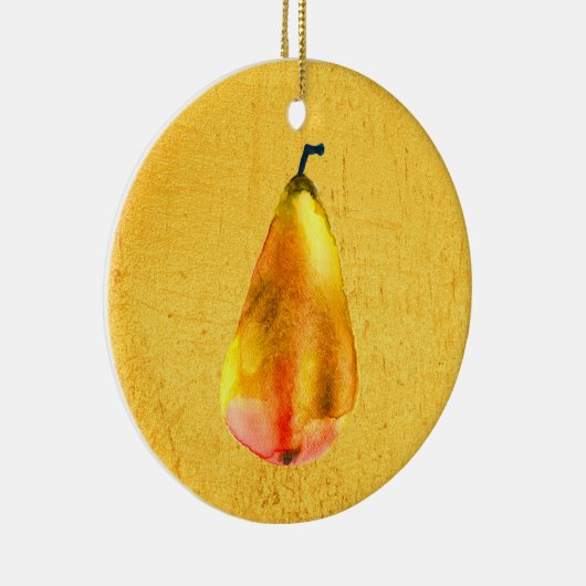 Golden Pear Keramik Ornament (Rechts)
