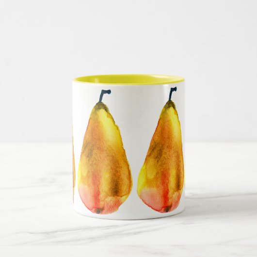 Golden Pear Zweifarbige Tasse (Mittel)