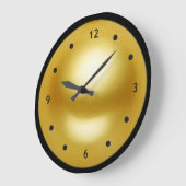 Golden Pearl Große Wanduhr (Winkel)