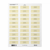 Golden Pearl Plain Professional Modern Minimailst (Vorne)