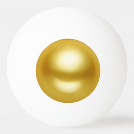 Golden Pearl Tischtennisball (Rückseite)
