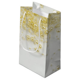 Golden Pearls Geschenktasche Kleine Geschenktüte