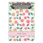 Golden Pears Collection Pink Mini Klemmbrett (Vorderseite)