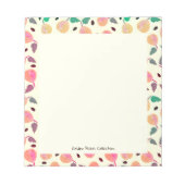 Golden Pears Collection Pink Notizblock (Vorderseite)