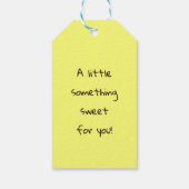 Golden Pears Collection Yellow Bright Geschenkanhänger (Rückseite)