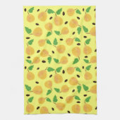 Golden Pears Collection Yellow Bright Geschirrtuch (Vertikal)