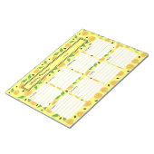 Golden Pears Collection Yellow Bright Planner Notizblock (angewinkelt)