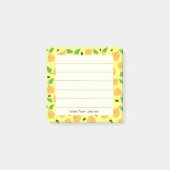 Golden Pears Collection Yellow Bright Post-it Klebezettel (Vorderseite)