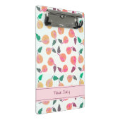 Golden Pears Kollektion Pink Mini Klemmbrett (Schrägansicht)