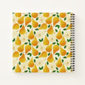 Golden Peers Pattern Notebook Notizblock (Rückseite)
