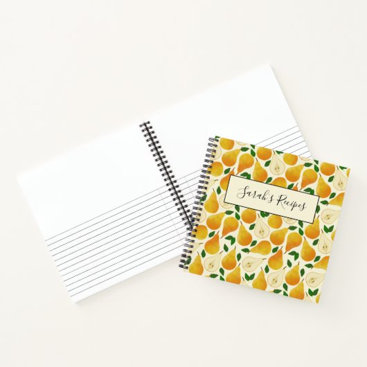 Golden Peers Pattern Notebook Notizblock (Innenseite)