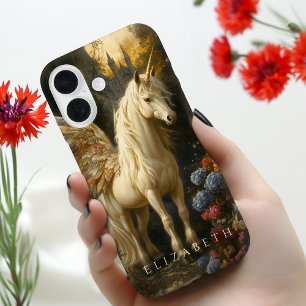 Golden Pegasus Fantasy Fantastische Pferde Mad Gir iPhone 16 Hülle