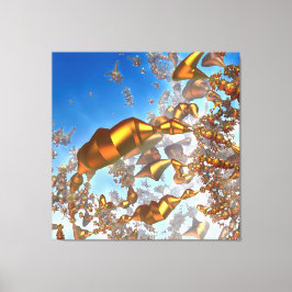 Golden Pencies Stretched Canvas Print Leinwanddruck