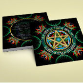 Golden Pentacle Celestial New Moon Circle Einladung
