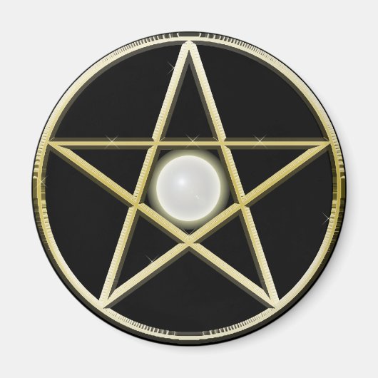 Golden Pentagram Magnet (Vorne)